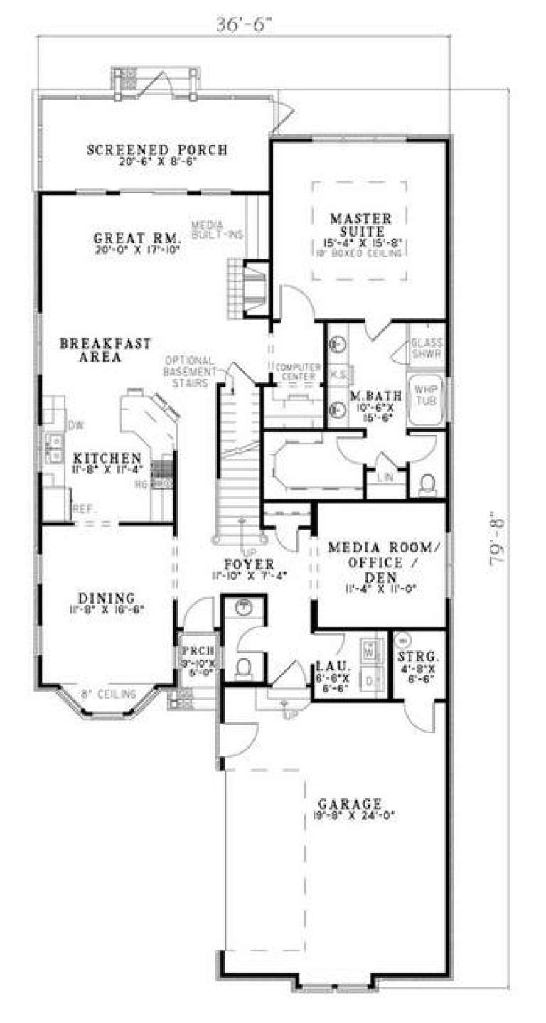 House Plan House Plan #5821 Drawing 1