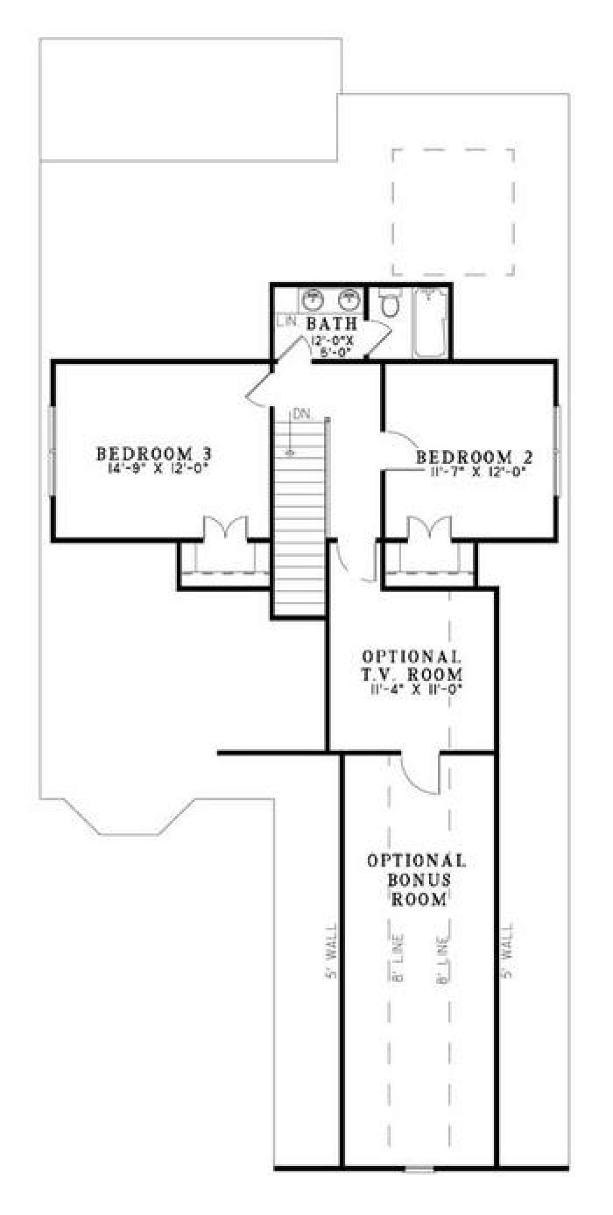 Floorplan 2 for House Plan #110-00757
