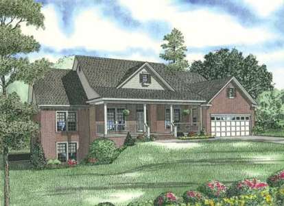Country House Plan #110-00759 Elevation Photo