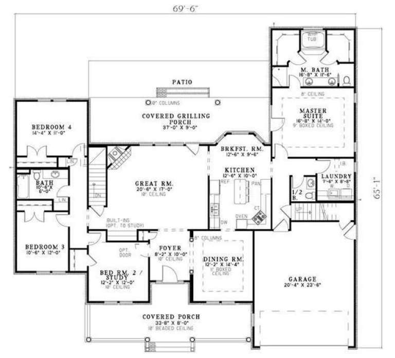 House Plan House Plan #5823 Drawing 1
