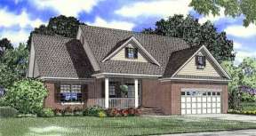 Traditional House Plan #110-00763 Elevation Photo