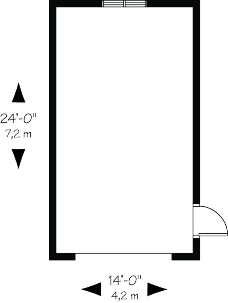 House Plan House Plan #583 Drawing 1