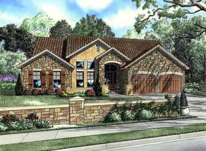 3 Bed, 2 Bath, 2256 Square Foot House Plan - #110-00766