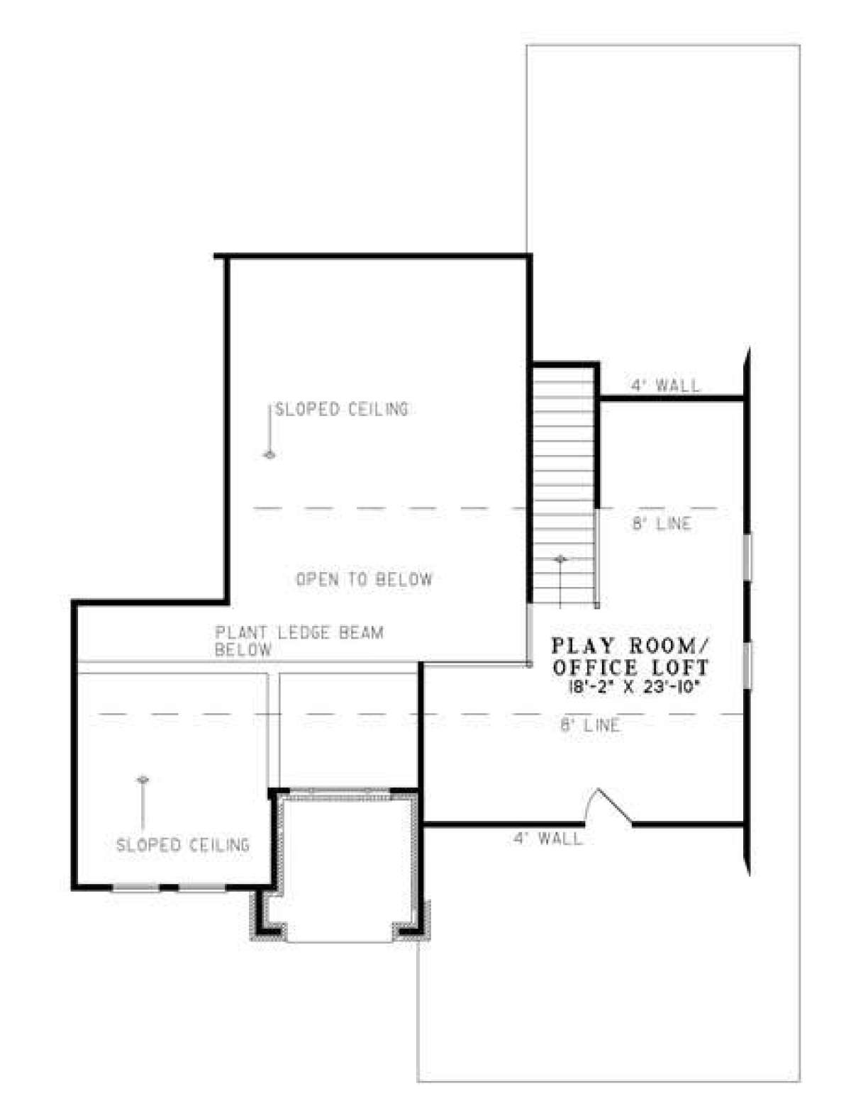 Floorplan 2 for House Plan #110-00766