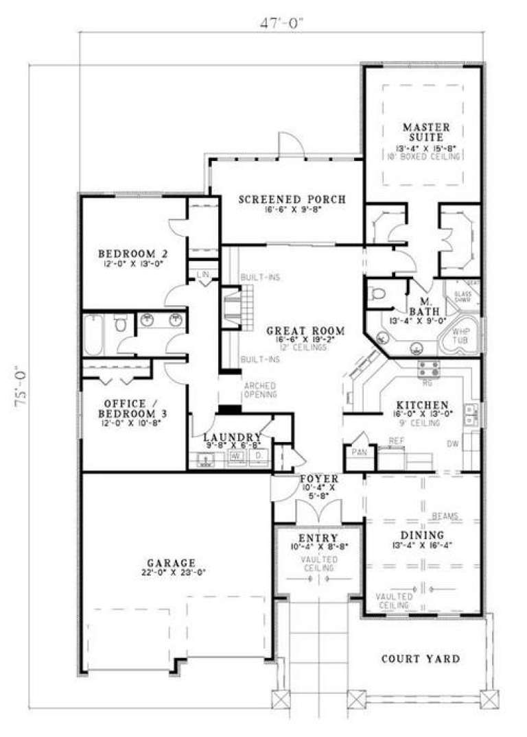 House Plan House Plan #5831 Drawing 1
