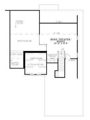 Floorplan 2 for House Plan #110-00768
