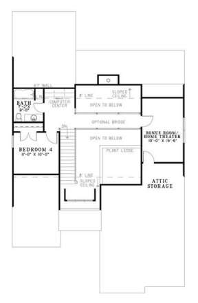 Floorplan 2 for House Plan #110-00769