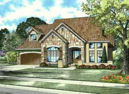 House Plan House Plan #5838 Front Elevation