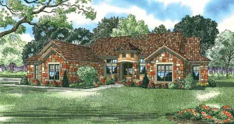 House Plan House Plan #5840 Front Elevation
