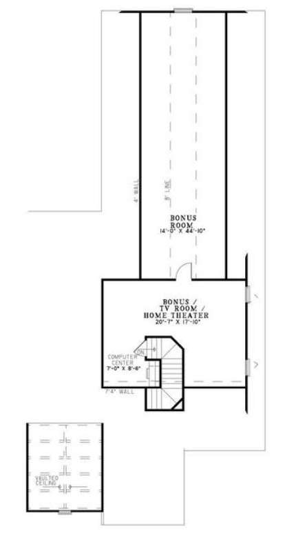 Floorplan 2 for House Plan #110-00777