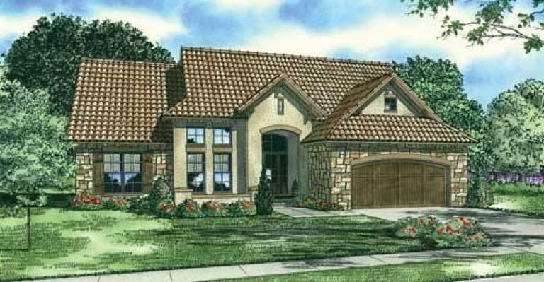 House Plan House Plan #5842 Front Elevation
