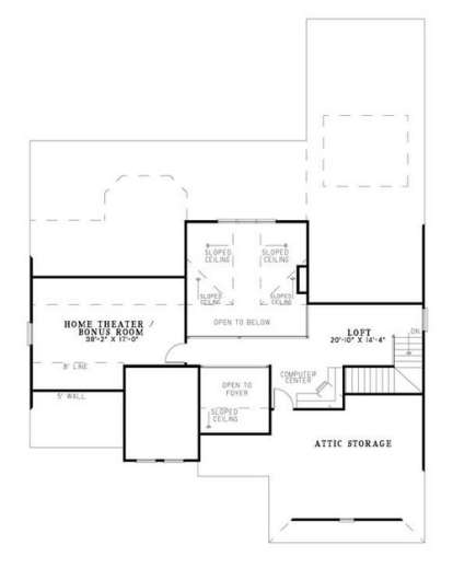 Floorplan 2 for House Plan #110-00778