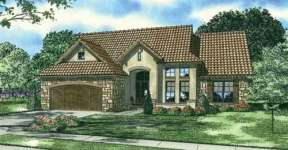 European House Plan #110-00779 Elevation Photo