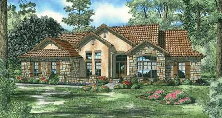 Country House Plan #110-00780 Elevation Photo