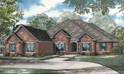 4 Bed, 3 Bath, 3624 Square Foot House Plan - #110-00781