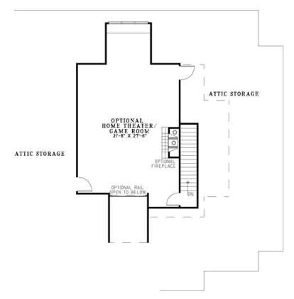 Bonus Room for House Plan #110-00781
