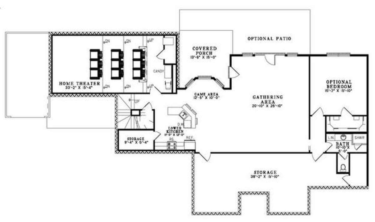 Floorplan 3 for House Plan #110-00782