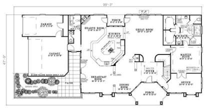 Floorplan 1 for House Plan #110-00784