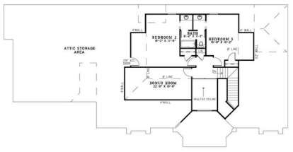 Floorplan 2 for House Plan #110-00784
