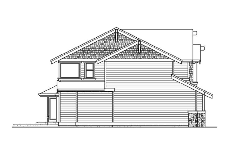 Craftsman House Plan #341-00002 Elevation Photo