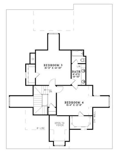 Floorplan 2 for House Plan #110-00801