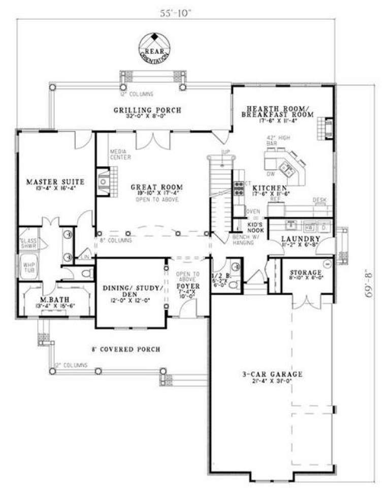House Plan House Plan #5867 Drawing 1