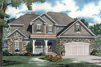 Traditional House Plan #110-00803 Elevation Photo