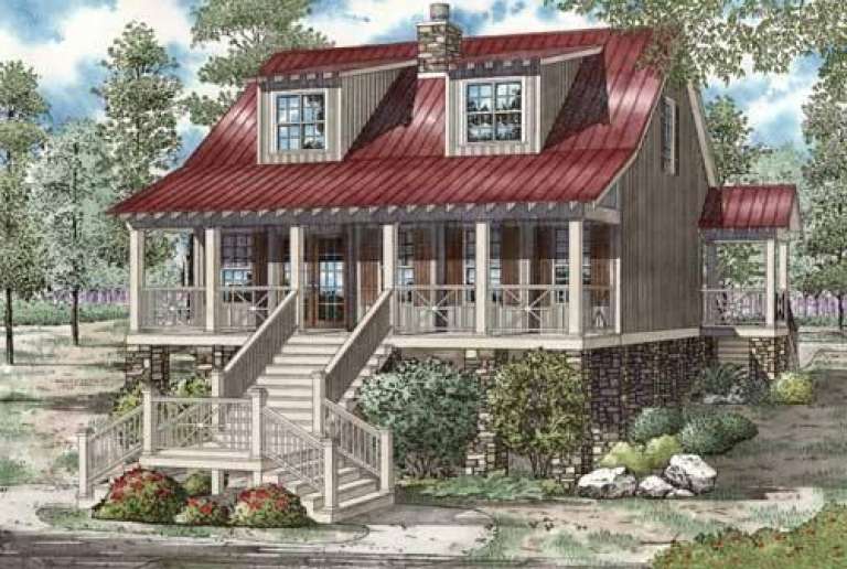 House Plan House Plan #5872 Front Elevation