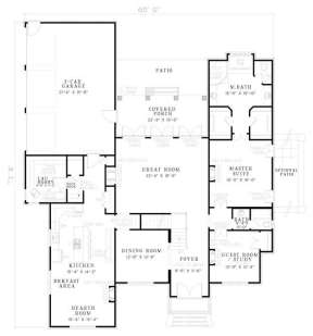 Floorplan 1 for House Plan #110-00808