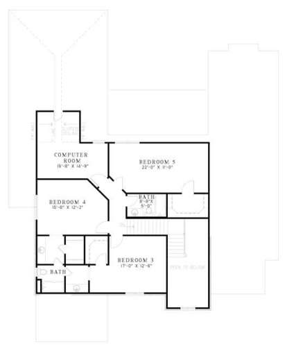 Floorplan 2 for House Plan #110-00808