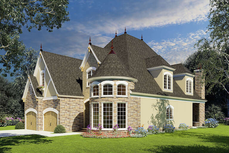 Country House Plan #110-00810 Elevation Photo