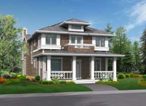Craftsman House Plan #341-00003 Elevation Photo