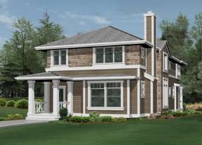 Craftsman House Plan #341-00003 Elevation Photo