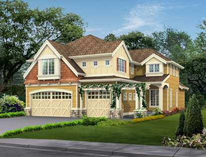 4 Bed, 2 Bath, 2805 Square Foot House Plan - #341-00007