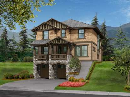 Northwest House Plan #341-00008 Elevation Photo