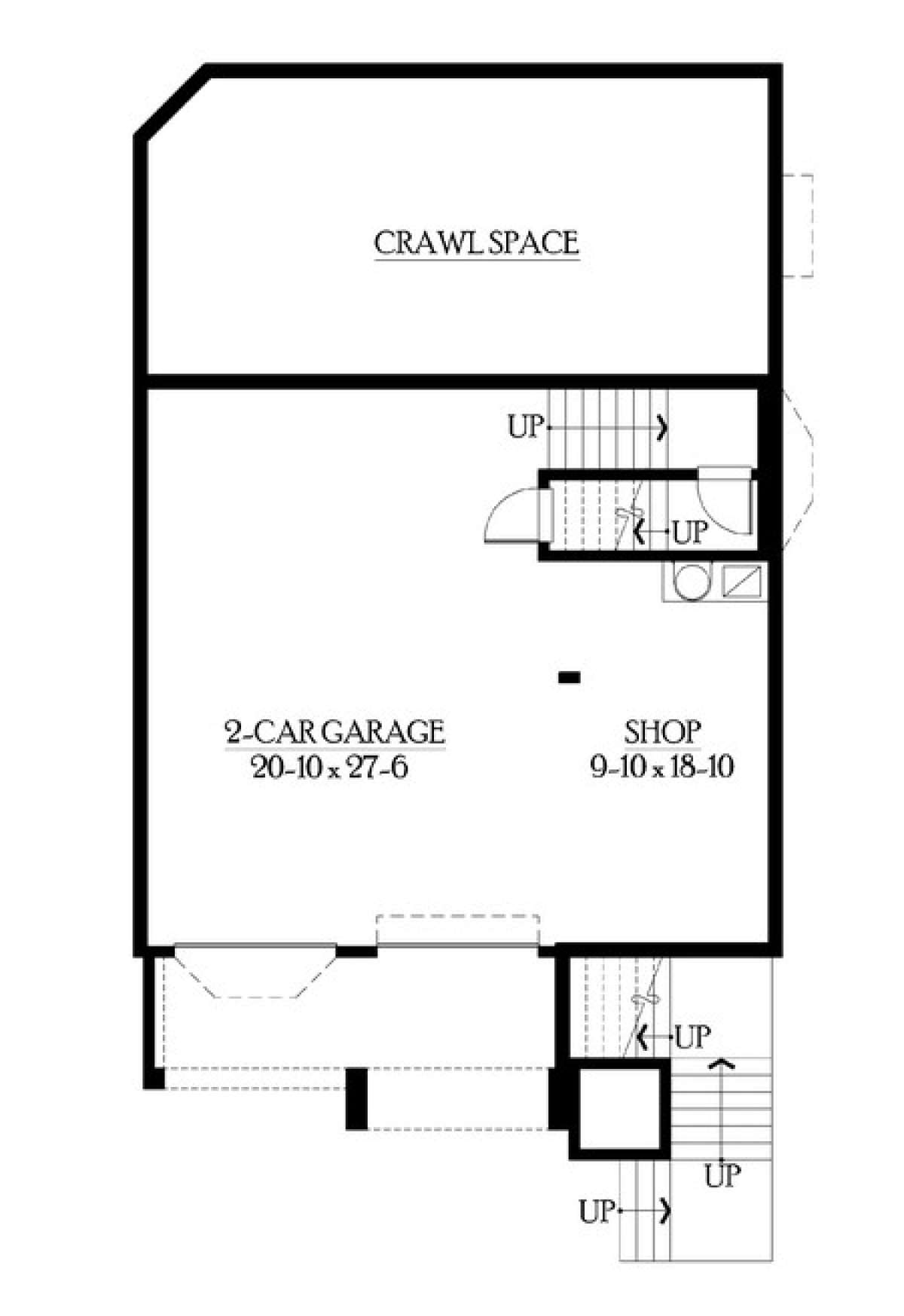 Floorplan 1 for House Plan #341-00008