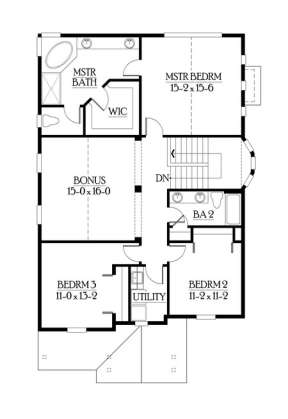 Floorplan 3 for House Plan #341-00008