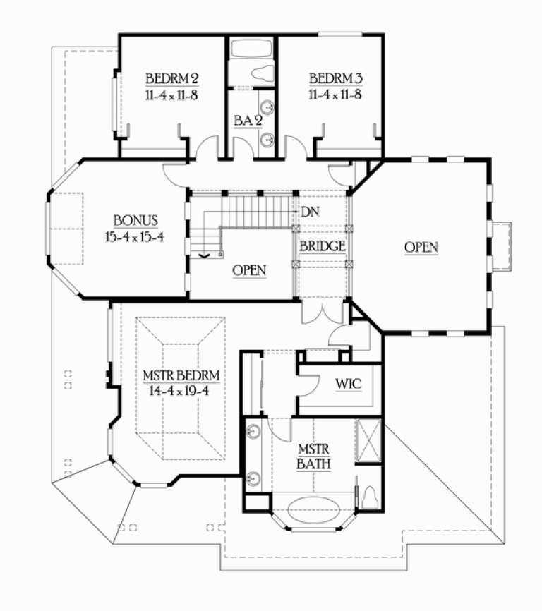 House Plan House Plan #5884 Drawing 2