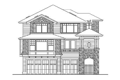 Northwest House Plan #341-00012 Elevation Photo