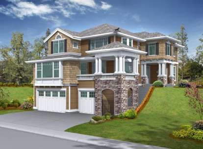 Northwest House Plan #341-00012 Elevation Photo