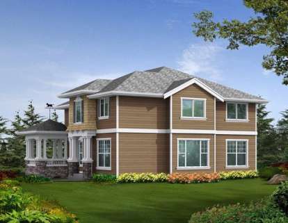 Northwest House Plan #341-00012 Elevation Photo