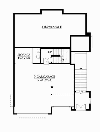 Floorplan 1 for House Plan #341-00012