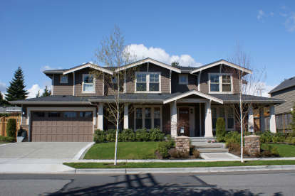 Craftsman House Plan #341-00013 Elevation Photo
