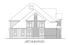Luxury House Plan #341-00016 Elevation Photo