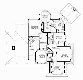 Floorplan 2 for House Plan #341-00017