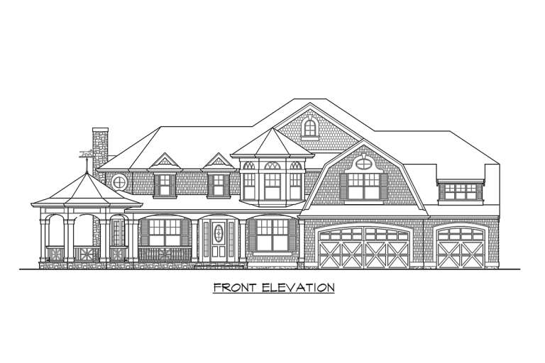 Northwest House Plan #341-00018 Elevation Photo