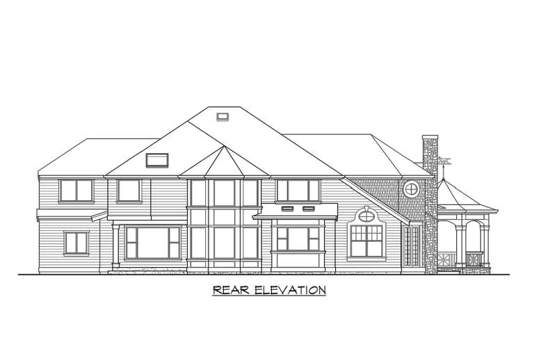 Northwest House Plan #341-00018 Elevation Photo
