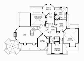 Floorplan 2 for House Plan #341-00018