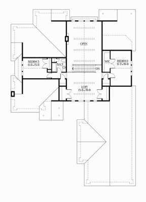 Floorplan 2 for House Plan #341-00019