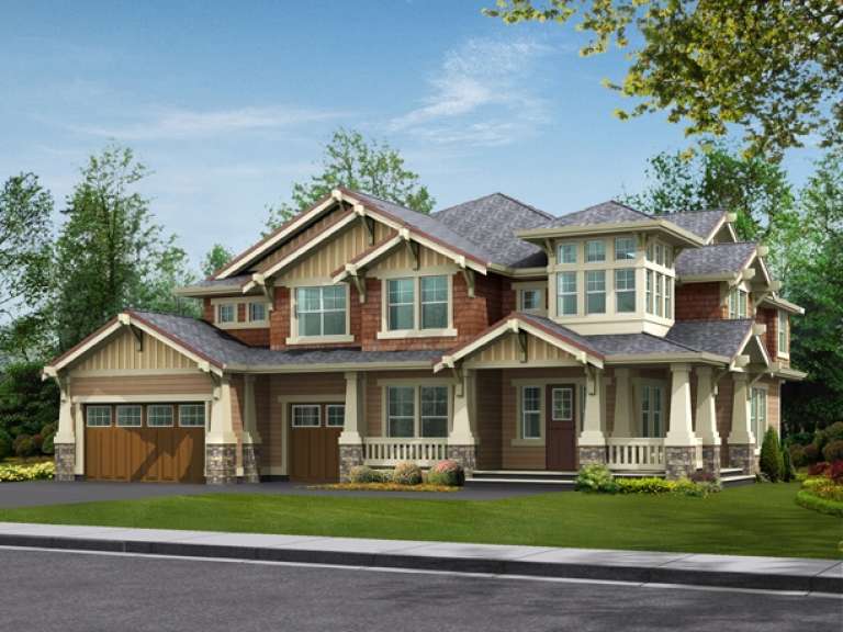 Northwest House Plan #341-00020 Elevation Photo